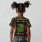 Ivory Coast Kid T shirt Tai National Park Wildlife Map - African Pride