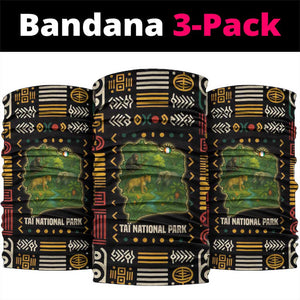 Ivory Coast Neck Gaiter Tai National Park Wildlife Map - African Pride