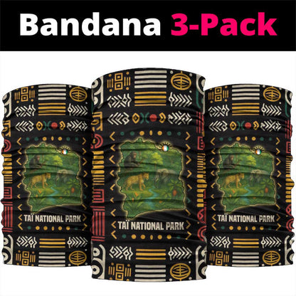 Ivory Coast Neck Gaiter Tai National Park Wildlife Map - African Pride