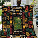 Ivory Coast Quilt Tai National Park Wildlife Map - African Pride
