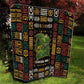 Ivory Coast Quilt Tai National Park Wildlife Map - African Pride
