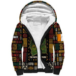 Ivory Coast Sherpa Hoodie Tai National Park Wildlife Map - African Pride