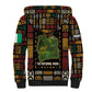 Ivory Coast Sherpa Hoodie Tai National Park Wildlife Map - African Pride