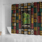Ivory Coast Shower Curtain Tai National Park Wildlife Map - African Pride