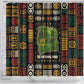 Ivory Coast Shower Curtain Tai National Park Wildlife Map - African Pride