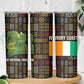 Ivory Coast Skinny Tumbler Tai National Park Wildlife Map - African Pride