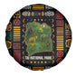 Ivory Coast Spare Tire Cover Tai National Park Wildlife Map - African Pride