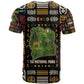 Ivory Coast T shirt Tai National Park Wildlife Map - African Pride