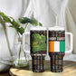 Ivory Coast Tumbler With Handle Tai National Park Wildlife Map - African Pride