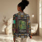 Ivory Coast Women Casual Shirt Tai National Park Wildlife Map - African Pride