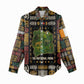 Ivory Coast Women Casual Shirt Tai National Park Wildlife Map - African Pride