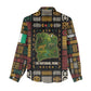 Ivory Coast Women Casual Shirt Tai National Park Wildlife Map - African Pride