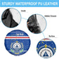 Cape Verde Christmas Spare Tire Cover Blue Festive Pattern Sailing Santa and National Emblem Motif - African Pride