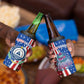 Cape Verde Christmas 4 in 1 Can Cooler Tumbler Festive Pattern Christmas Tree and National Emblem Motif - African Pride