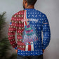 Cape Verde Christmas Ugly Christmas Sweater Festive Pattern Christmas Tree and National Emblem Motif - African Pride