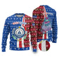 Cape Verde Christmas Ugly Christmas Sweater Festive Pattern Christmas Tree and National Emblem Motif - African Pride