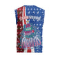 Cape Verde Christmas Knitted V-Neck Vest Festive Pattern Christmas Tree and National Emblem Motif - African Pride