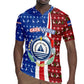 Cape Verde Christmas Rugby Jersey Festive Pattern Christmas Tree and National Emblem Motif - African Pride
