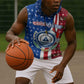Cape Verde Christmas Sleeveless Hoodie Festive Pattern Christmas Tree and National Emblem Motif - African Pride