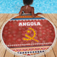 Angola Christmas Beach Blanket Snowflake Pattern Tribal Santa Claus Motif - African Pride