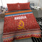 Angola Christmas Bedding Set Snowflake Pattern Tribal Santa Claus Motif - African Pride