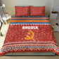 Angola Christmas Bedding Set Snowflake Pattern Tribal Santa Claus Motif - African Pride