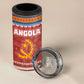 Angola Christmas 4 in 1 Can Cooler Tumbler Snowflake Pattern Tribal Santa Claus Motif - African Pride