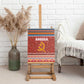Angola Christmas Canvas Wall Art Snowflake Pattern Tribal Santa Claus Motif - African Pride