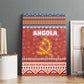 Angola Christmas Canvas Wall Art Snowflake Pattern Tribal Santa Claus Motif - African Pride