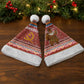Angola Christmas Santa Hat Snowflake Pattern Tribal Santa Claus Motif - African Pride