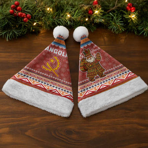 Angola Christmas Santa Hat Snowflake Pattern Tribal Santa Claus Motif - African Pride