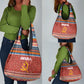 Angola Christmas Grocery Bag Snowflake Pattern Tribal Santa Claus Motif - African Pride