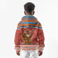 Angola Christmas Kid Hoodie Snowflake Pattern Tribal Santa Claus Motif - African Pride