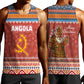 Angola Christmas Men Tank Top Snowflake Pattern Tribal Santa Claus Motif - African Pride