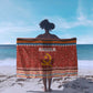 Angola Christmas Sarong Snowflake Pattern Tribal Santa Claus Motif - African Pride