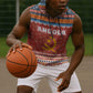 Angola Christmas Sleeveless Hoodie Snowflake Pattern Tribal Santa Claus Motif - African Pride