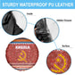 Angola Christmas Spare Tire Cover Snowflake Pattern Tribal Santa Claus Motif - African Pride