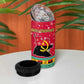 Angola Christmas 4 in 1 Can Cooler Tumbler Santa Gifts and National Flag Map Motif - African Pride