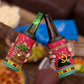 Angola Christmas 4 in 1 Can Cooler Tumbler Santa Gifts and National Flag Map Motif - African Pride