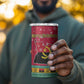 Angola Christmas 4 in 1 Can Cooler Tumbler Santa Gifts and National Flag Map Motif - African Pride
