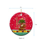 Angola Christmas Ceramic Ornament Santa Gifts and National Flag Map Motif - African Pride