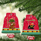 Angola Christmas Ceramic Ornament Santa Gifts and National Flag Map Motif - African Pride