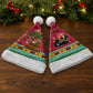 Angola Christmas Santa Hat Santa Gifts and National Flag Map Motif - African Pride