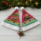 Angola Christmas Santa Hat Santa Gifts and National Flag Map Motif - African Pride