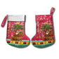 Angola Christmas Stocking Santa Gifts and National Flag Map Motif - African Pride