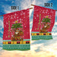 Angola Christmas Garden Flag Santa Gifts and National Flag Map Motif - African Pride