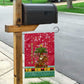 Angola Christmas Garden Flag Santa Gifts and National Flag Map Motif - African Pride