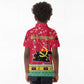 Angola Christmas Kid Polo Shirt Santa Gifts and National Flag Map Motif - African Pride