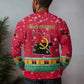 Angola Christmas Ugly Christmas Sweater Santa Gifts and National Flag Map Motif - African Pride