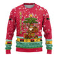 Angola Christmas Ugly Christmas Sweater Santa Gifts and National Flag Map Motif - African Pride
